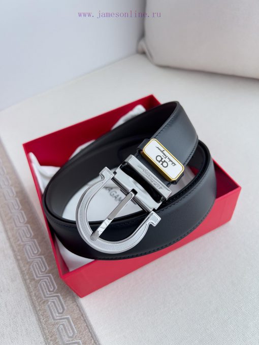 Ferragamo Ferrgamo ️ Belt and beltNeedle buckle, classic needle buckle made of pure copper m y47lgl7o - Image 2