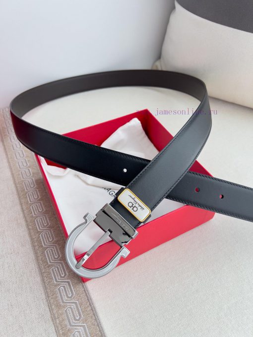 Ferragamo Ferrgamo ️ Belt and beltNeedle buckle, classic needle buckle made of pure copper m y47lgl7o - Image 7