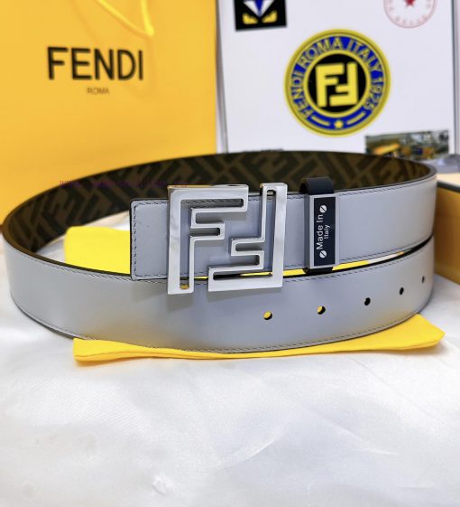 Belt FENDI Fendi ReproductionThe waistband is made of 100% cowhide, ensuring a double-layer dlj10h42 - Image 3
