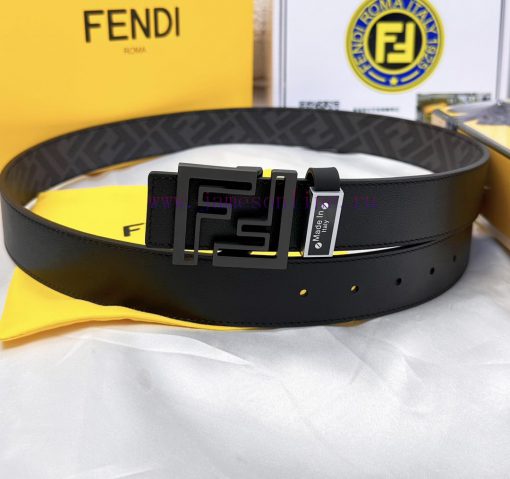 Belt FENDI Fendi ReproductionThe waistband is made of 100% cowhide, ensuring a double-layer dlj10h42 - Image 7