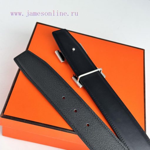 Hermes H business casual formal wear can be worn with 3.8cm buckle, polished buckle is fashi ue7xq574 - Image 6