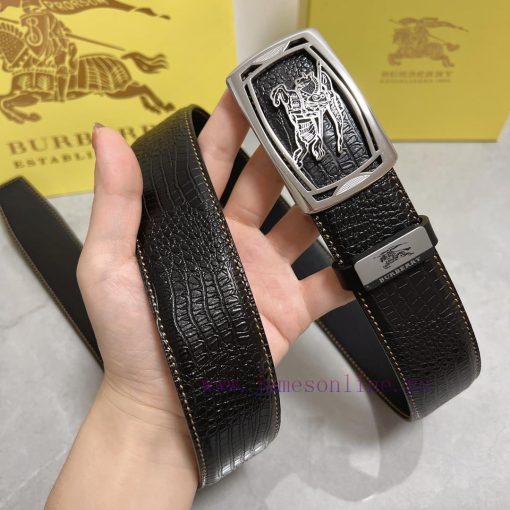 BurberryMaterial: Leather Belt with 100% Head Layer. The leather belt is guaranteed to be ge h4zw2jlh - Image 4