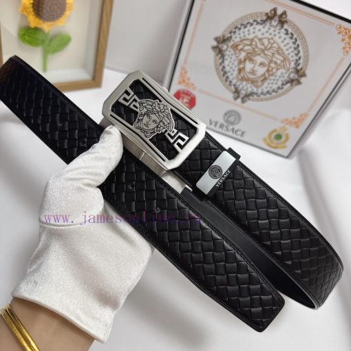 Versace. VersaceMaterial: Leather Belt with 100% Head Layer. The leather belt is guaranteed exbdckqu - Image 3