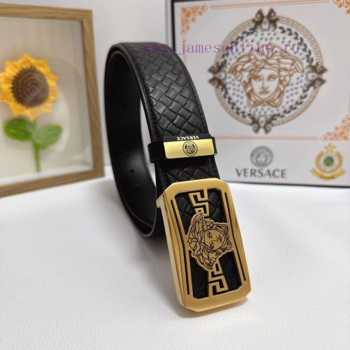 Versace. VersaceMaterial: Leather Belt with 100% Head Layer. The leather belt is guaranteed n8vmem79