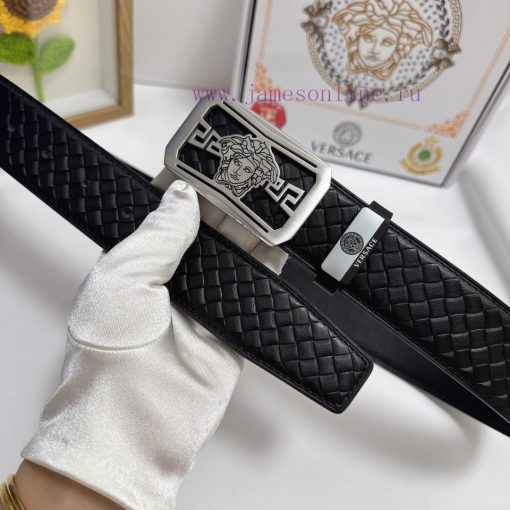 Versace. VersaceMaterial: Leather Belt with 100% Head Layer. The leather belt is guaranteed exbdckqu - Image 4