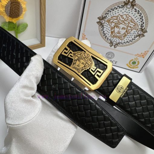 Versace. VersaceMaterial: Leather Belt with 100% Head Layer. The leather belt is guaranteed f8hz43wb - Image 7