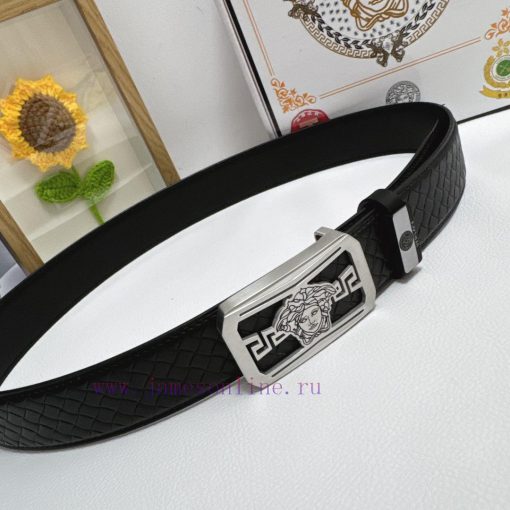 Versace. VersaceMaterial: Leather Belt with 100% Head Layer. The leather belt is guaranteed exbdckqu - Image 8