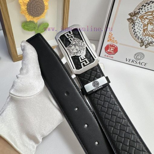 Versace. VersaceMaterial: Leather Belt with 100% Head Layer. The leather belt is guaranteed f8hz43wb - Image 10