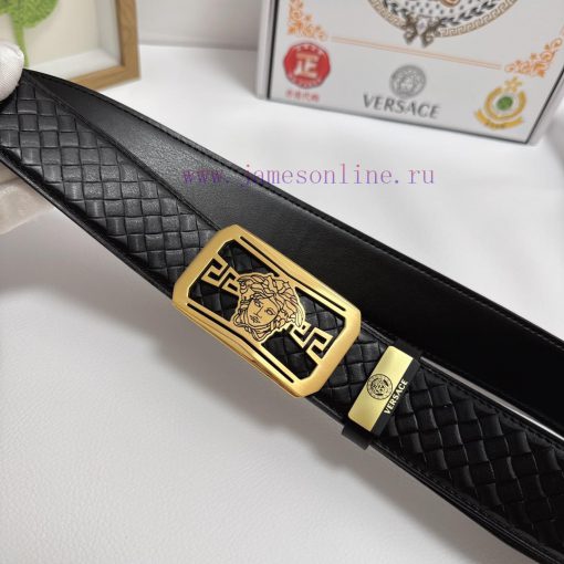 Versace. VersaceMaterial: Leather Belt with 100% Head Layer. The leather belt is guaranteed n8vmem79 - Image 7