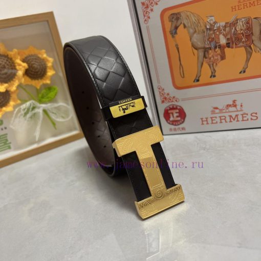 Hermes Hermès Material: Leather Belt with 100% Head Layer. The leather belt is guaranteed to eyq6y909 - Image 2