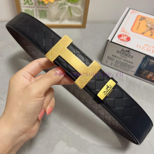 Hermes Hermès Material: Leather Belt with 100% Head Layer. The leather belt is guaranteed to eyq6y909 - Image 6