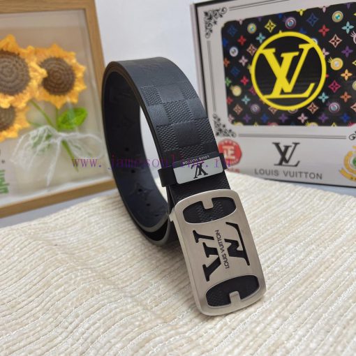 LV... Louis VuittonMaterial: Leather Belt with 100% Head Layer. The leather belt is guarante 1riyyjqy