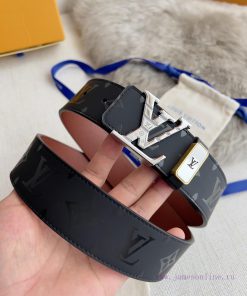 LV... Louis Vuitton Belt and BeltsBuckle, classic pure steel material patterned buckle, top 4payqmpf