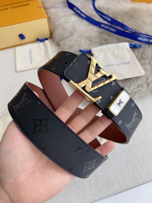 LV... Louis Vuitton Belt and BeltsBuckle, classic pure steel material patterned buckle, top 41ny5pia - Image 3