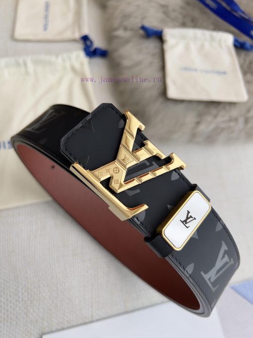 LV... Louis Vuitton Belt and BeltsBuckle, classic pure steel material patterned buckle, top 41ny5pia - Image 5