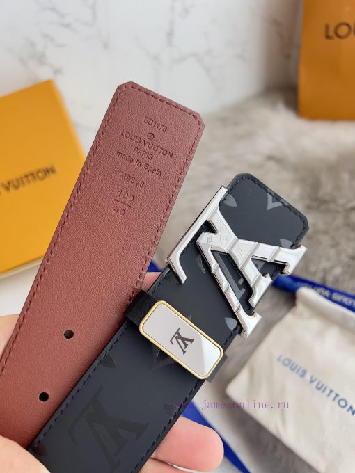 LV... Louis Vuitton Belt and BeltsBuckle, classic pure steel material patterned buckle, top 41ny5pia - Image 8
