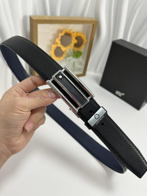 MontblancMaterial: Leather Belt with 100% Head Layer. The leather belt is guaranteed to be g lxg9yn5n - Image 4