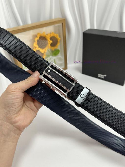 MontblancMaterial: Leather Belt with 100% Head Layer. The leather belt is guaranteed to be g lxg9yn5n - Image 5
