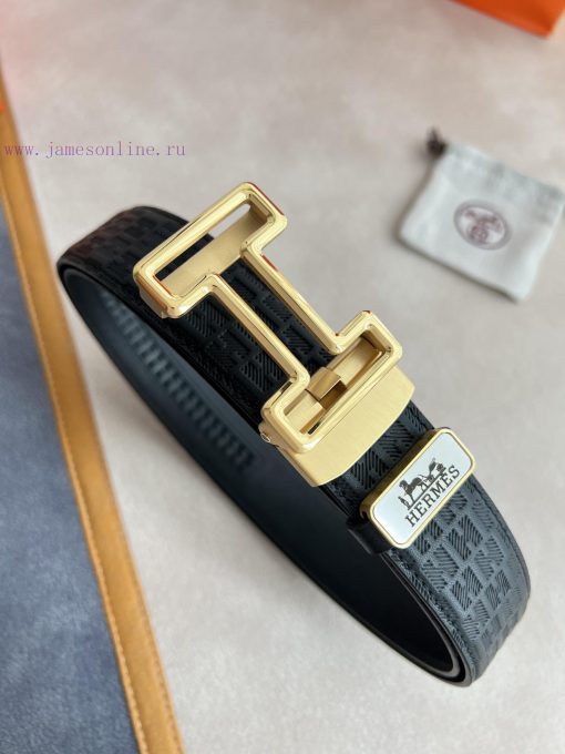 Hermes Her.. Mes ️ Automatic belt buckle waist beltAutomatic belt, pure steel classic automa v68cg2o7 - Image 3