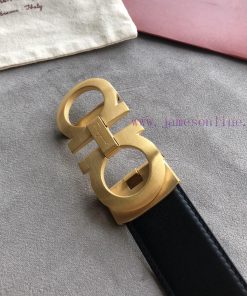 Automatic belt - Salvatore Ferragamo men's 3.5cm classic double circle automatic buckle, imp eg72wd1c