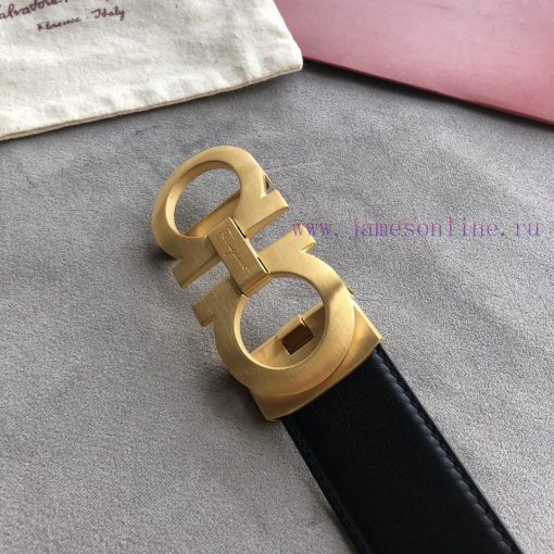 Automatic belt - Salvatore Ferragamo men's 3.5cm classic double circle automatic buckle, imp eg72wd1c