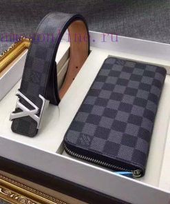 LV. Yiluweideng ️Belt and wallet, two-piece setGrade: Italian imported 100% top layer cowhid cqi91ge6