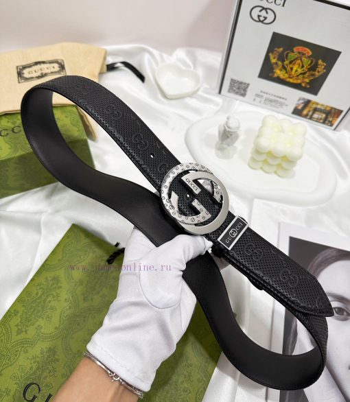Belt Gucci Gucci️The waistband is made of 100% cowhide, ensuring genuine leather. The 24k pu nnmxnnws - Image 6