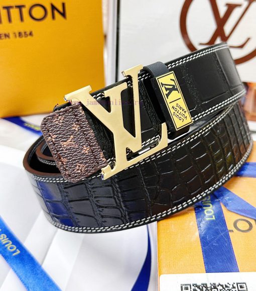 Belt LV Louis Vuitton's top tier replicaThe waistband is made of 100% imported original cowh 4zf40avi - Image 2