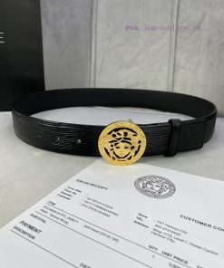 P Width 4.0cm Versace This water ripple waistband is adorned with the iconic Versace Medusa ify6ptue
