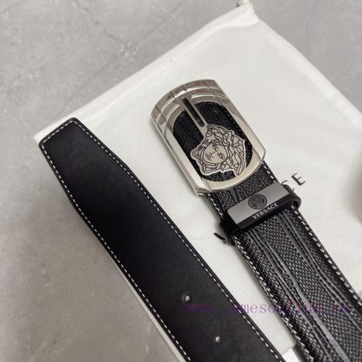 Versace. VersaceMaterial: Leather Belt with 100% Head Layer. The leather belt is guaranteed smbrqbew - Image 10