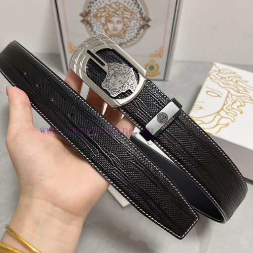 Versace. VersaceMaterial: Leather Belt with 100% Head Layer. The leather belt is guaranteed 3cdhb7f5 - Image 3