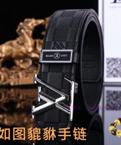 Belt LV Louis VuittonThe waistband is made of 100% cowhide, ensuring that the genuine leathe 93mfurbj