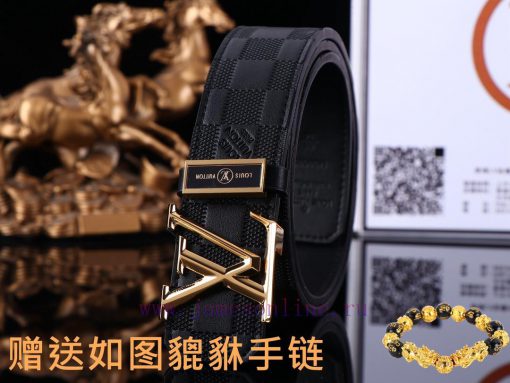 Belt LV Louis VuittonThe waistband is made of 100% cowhide, ensuring that the genuine leathe cogm1psb