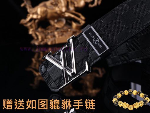 Belt LV Louis VuittonThe waistband is made of 100% cowhide, ensuring that the genuine leathe 93mfurbj - Image 6
