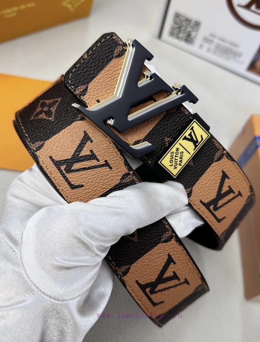 Belt LV Louis ReproductionThe waistband is made of 100% head layer cowhide, ensuring a doubl 4hu9fjsn - Image 9