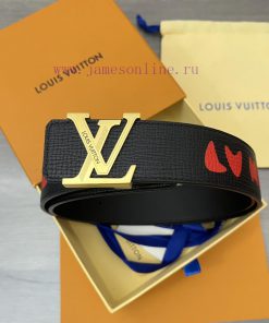 LV Louis VuittonBelt and waistband double-sided use quality 100% top layer cowhide 24k pure 1itq6j56
