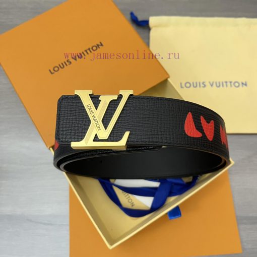 LV Louis VuittonBelt and waistband double-sided use quality 100% top layer cowhide 24k pure 1itq6j56