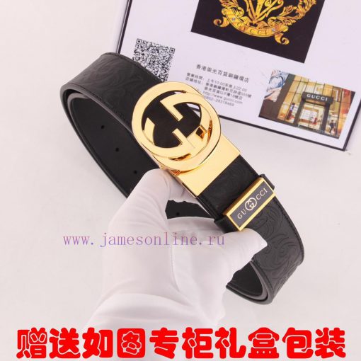 Belt Gucci Gucci double-sidedBelt made of 100% head layer cowhide, rotatable, dual color bel ec6p6g87 - Image 2