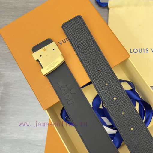 LV Louis VuittonBelt and waistband double-sided use quality 100% top layer cowhide 24k pure 1itq6j56 - Image 6
