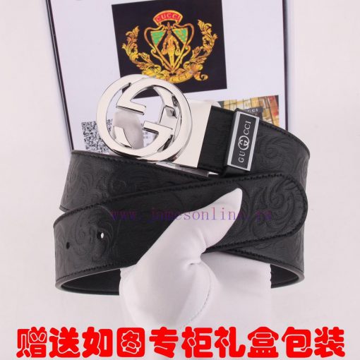 Belt Gucci Gucci double-sidedBelt made of 100% head layer cowhide, rotatable, dual color bel jz8le3ar - Image 3
