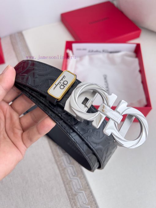 Ferrgamo.. Ferragamo Belt ️ Automatic BeltAutomatic buckle, pure steel material automatic bu vn0r0a0o - Image 5