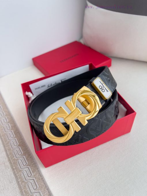 Ferrgamo.. Ferragamo Belt ️ Automatic BeltAutomatic buckle, pure steel material automatic bu qe7746g0 - Image 2
