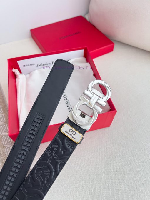 Ferrgamo.. Ferragamo Belt ️ Automatic BeltAutomatic buckle, pure steel material automatic bu vn0r0a0o - Image 9