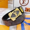 Belt LV Louis Vuitton's top tier replicaThe waistband is made of 100% head layer cowhide, en wrz22wsg