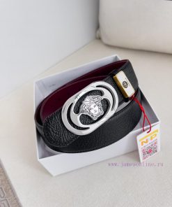 Versace. Versace Belt and BeltsHanging buckle, classic human head made of pure steel materia qomeji9a