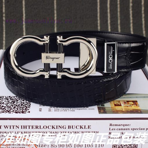 Ferragami crocodile patternComes with a punch as a giftThe material is made of 100% top laye 8wq0e3l9