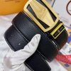 Belt LV Louis Vuitton's top tier replicaThe waistband is made of 100% cowhide, ensuring genu n856s8lv