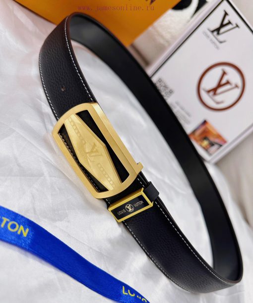 Belt LV Louis Vuitton's top tier replicaThe waistband is made of 100% cowhide, ensuring genu o1j3g3dr - Image 6