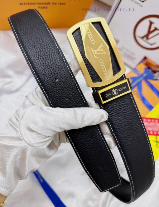 Belt LV Louis Vuitton's top tier replicaThe waistband is made of 100% cowhide, ensuring genu n856s8lv - Image 7