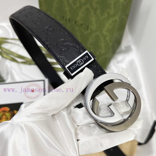 Belt Gucci Gucci️Belt made of 100% head layer cowhide, guaranteed genuine leather, 24k diamo odc56vm4 - Image 9